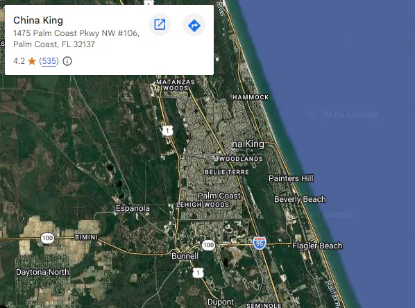 Location,1475 Palm Coast Pkwy NW #106, Palm Coast, FL 32137